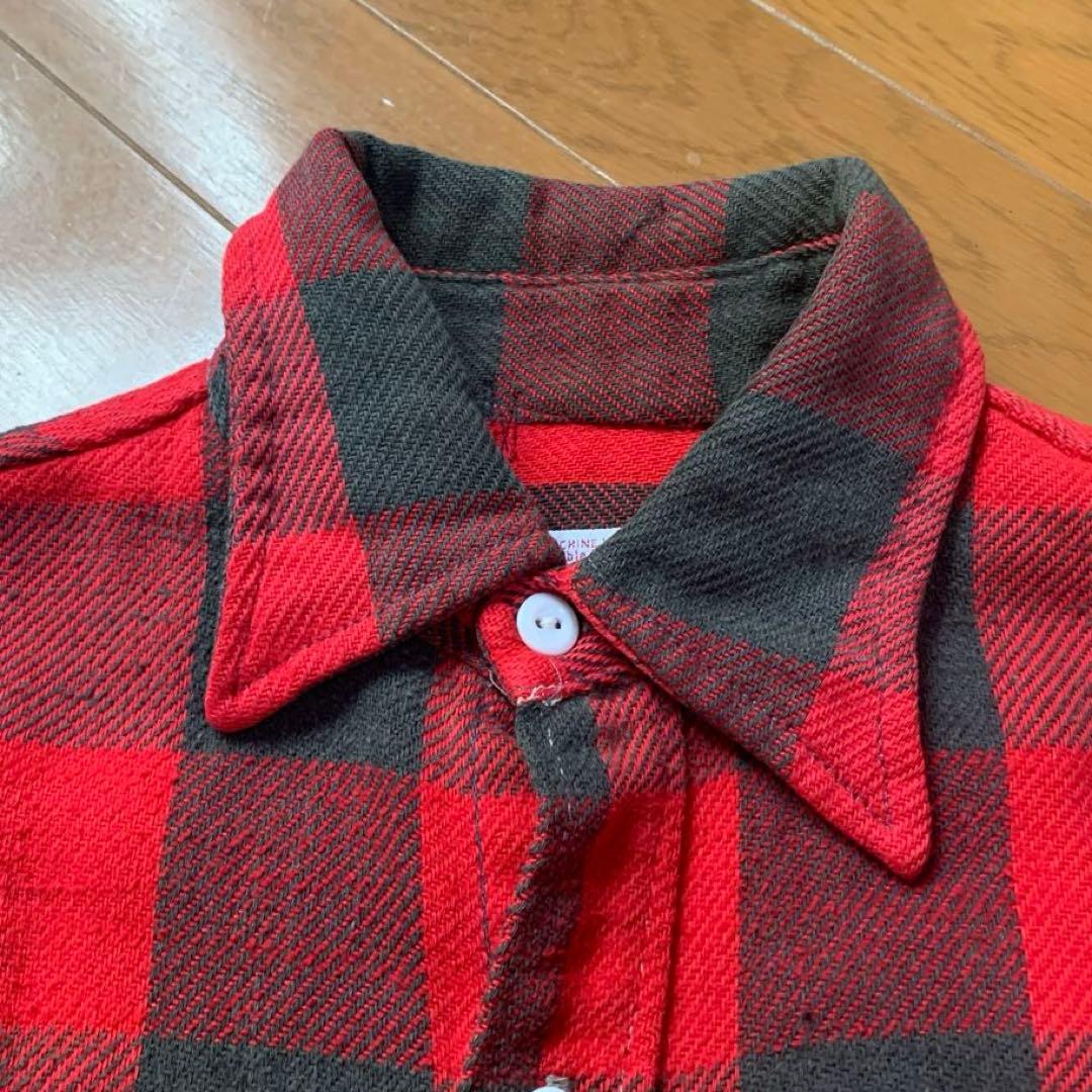 USA製◎70's BIG MAC ヘビーネルシャツ チェック 赤黒M - メルカリ