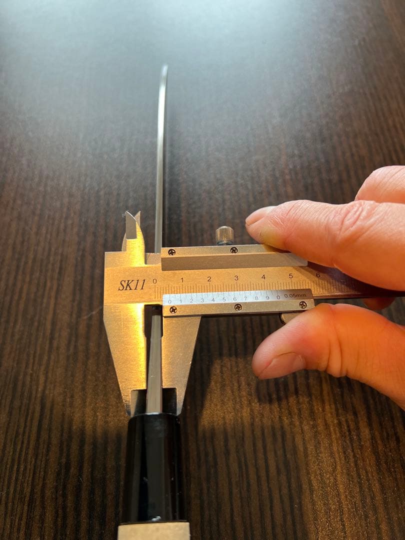 両刃牛刀 21.5cm 銘:貞道