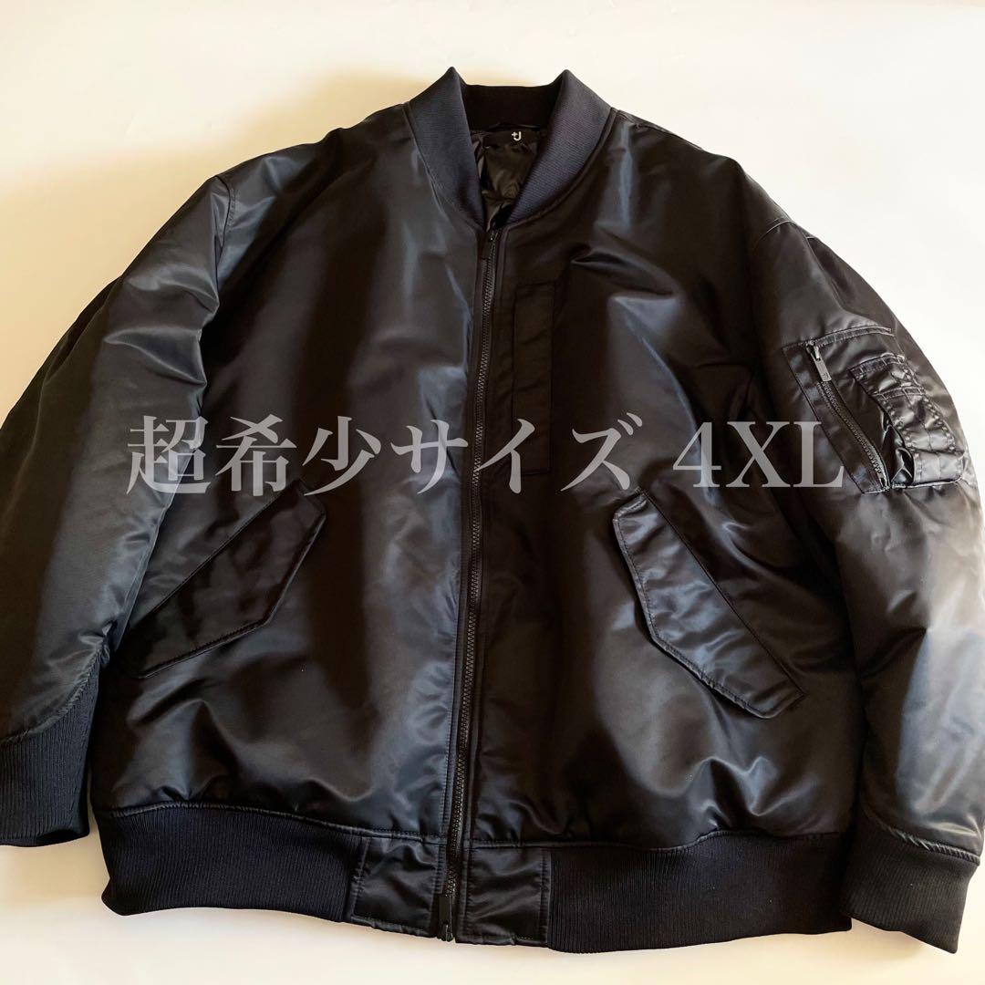 web限定◇希少4XL ユニクロ +J ハイブリッドダウン MA-1 ジャケット