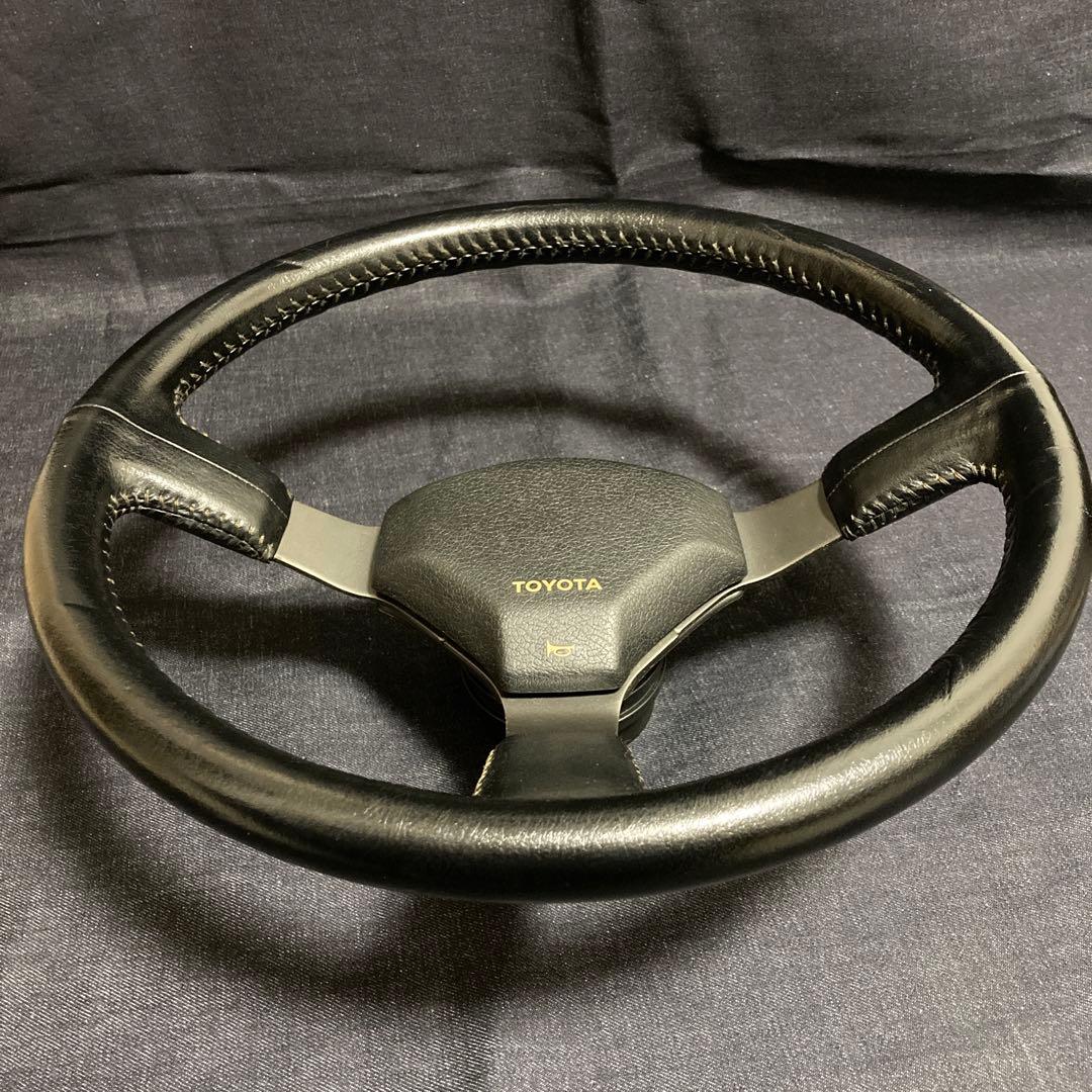 最終値下げ TOYOTA AE86 スプリンタートレノ 純正ステアリング - メルカリ