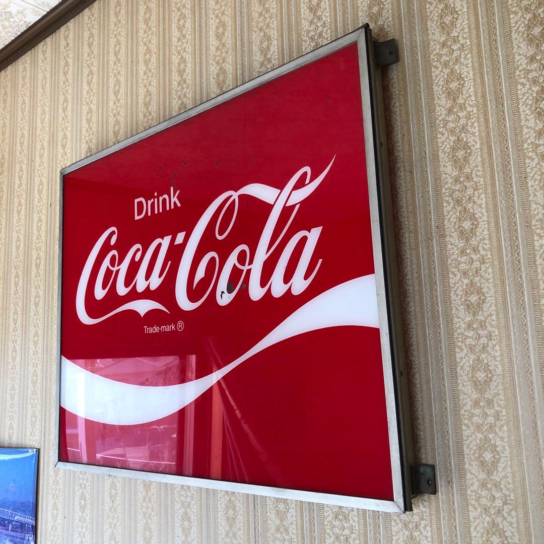Coca Cola コカコーラ看板昭和レトロ照明広告アンティーク