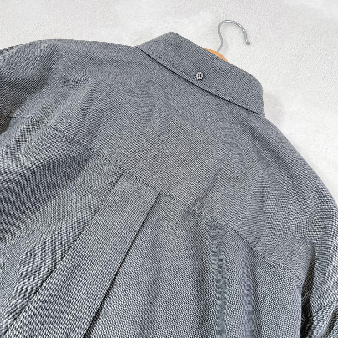 極美品 HUF ハフ シャツ 《M》 オックスフォード ロゴ 長袖 ボタンダウン