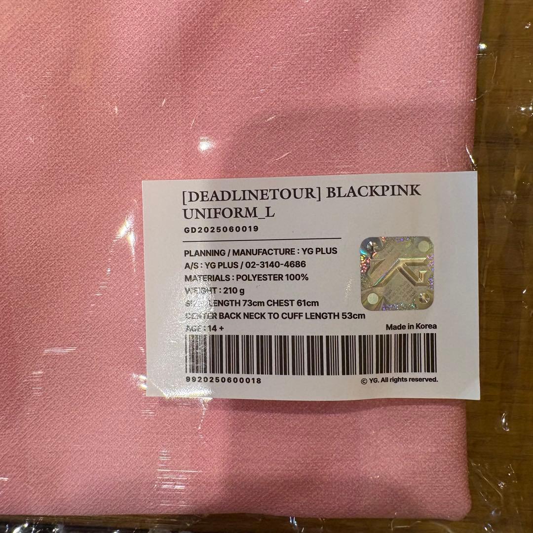 BLACKPINK ソウルコン コヤンコン MD ユニフォーム Lサイズ - メルカリ