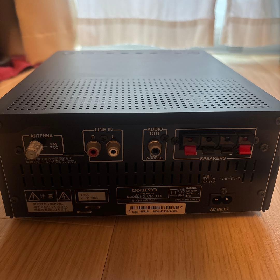 ONKYO CR-U1X（X-U1X）CDコンポ Bluetoothリモコン付き