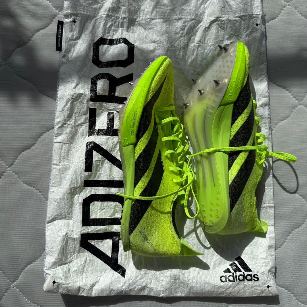 adidas　ADIZERO　SP3　イエロー　23.5cm