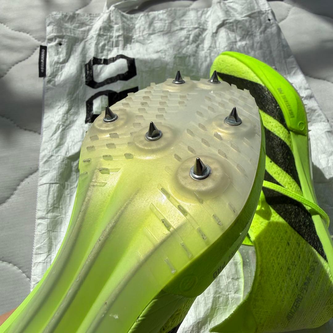 adidas　ADIZERO　SP3　イエロー　23.5cm