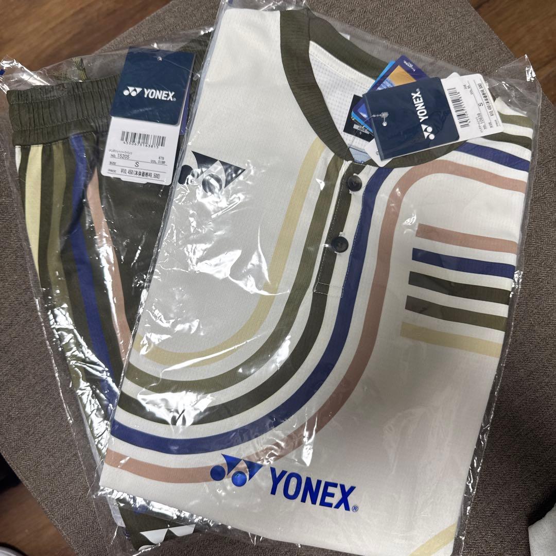 ヨネックス　ゲームシャツ&ニットハーフパンツ　サイズS ヨネックス ゲームシャツ&ニットハーフパンツ サイズS ヨネックス