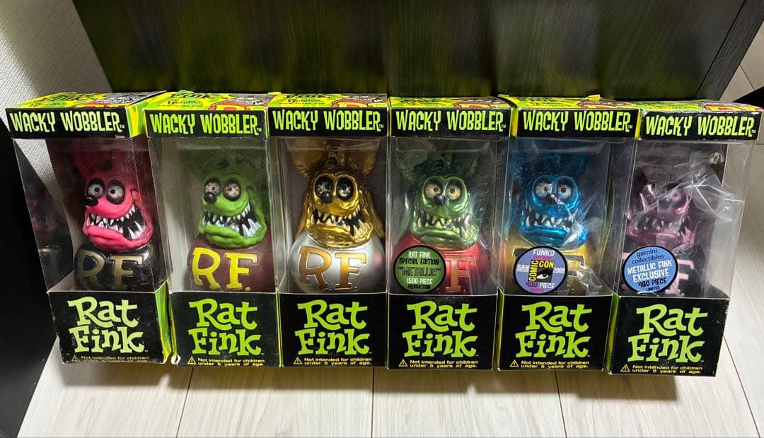 ★RATFINK★ フィギュア 【6体セット】 WACKY WOBBLER 2026年最新】Rat fink wacky wobblerの人気アイテム - メルカリ