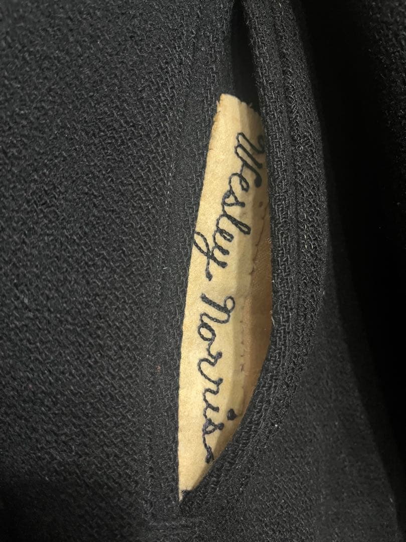 GBさま専用】スタジャン ヴィンテージ 襟 ブラック 黒 スナップボタン