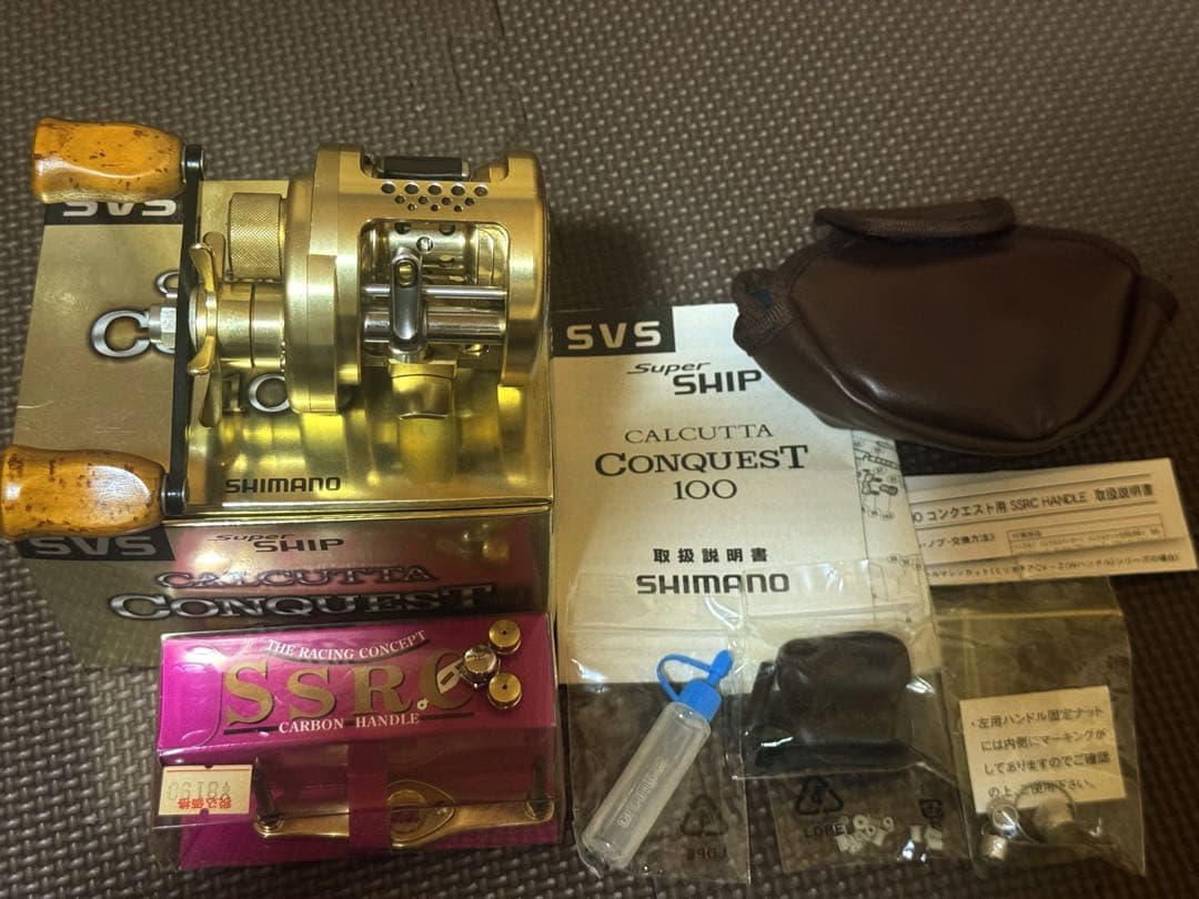 シマノ　初代　カルカッタコンクエスト 100 右　RH442100 シマノ 初代 カルカッタ 100 シマノ 初代 カルカッタコンクエスト 100