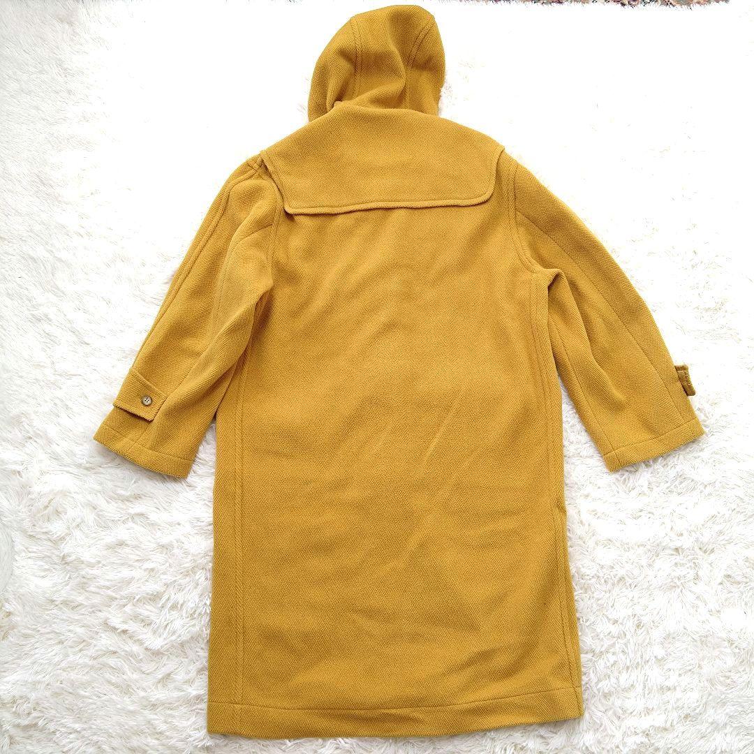 希少カラー PAZZO ダッフルコート ヘリンボーン マスタード ロング L