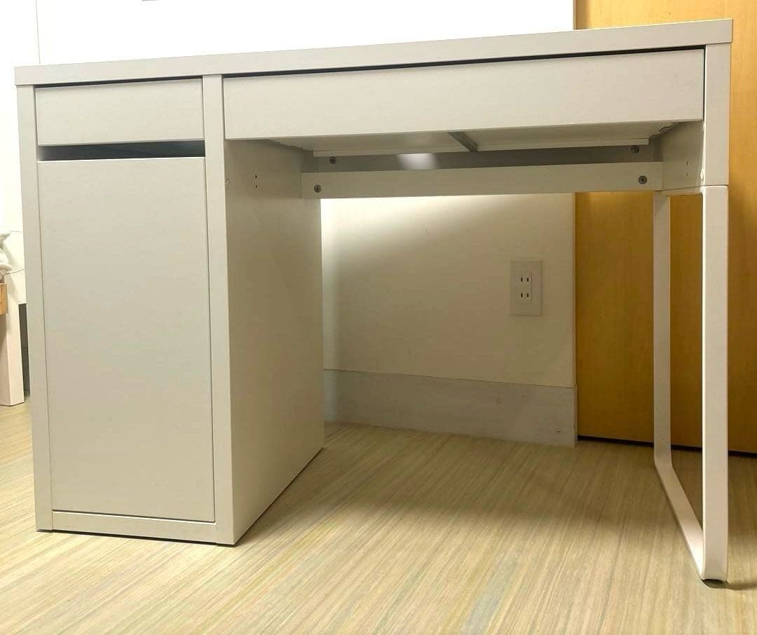 MICKE IKEA デスク(送料別途、引取歓迎)美品 MICKE ミッケ デスク, ホワイト, 105x50 cm - IKEA