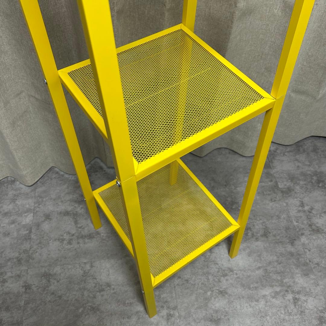廃盤色 IKEA イケア LERBERG レールベリ イエロー 4段 - メルカリ