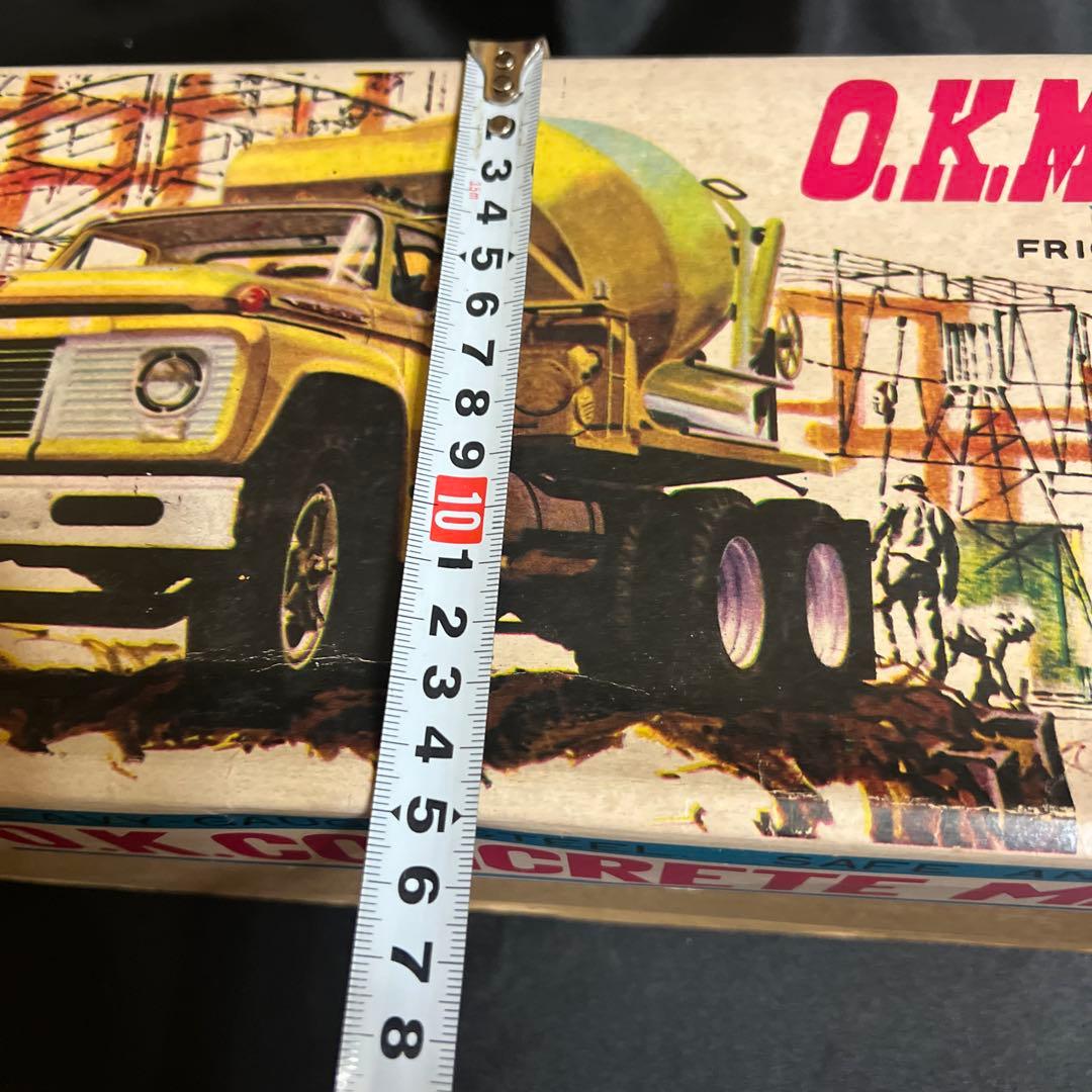 マルサン ブリキ コンクリートミキサー フリクション 昭和レトロ