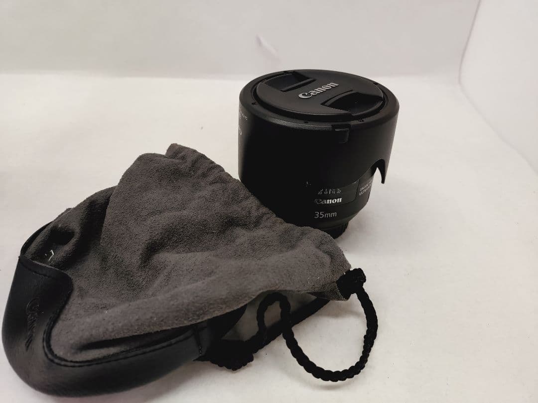 Canon EF35mmF2 IS USM 単焦点レンズ EW-72付き - メルカリ