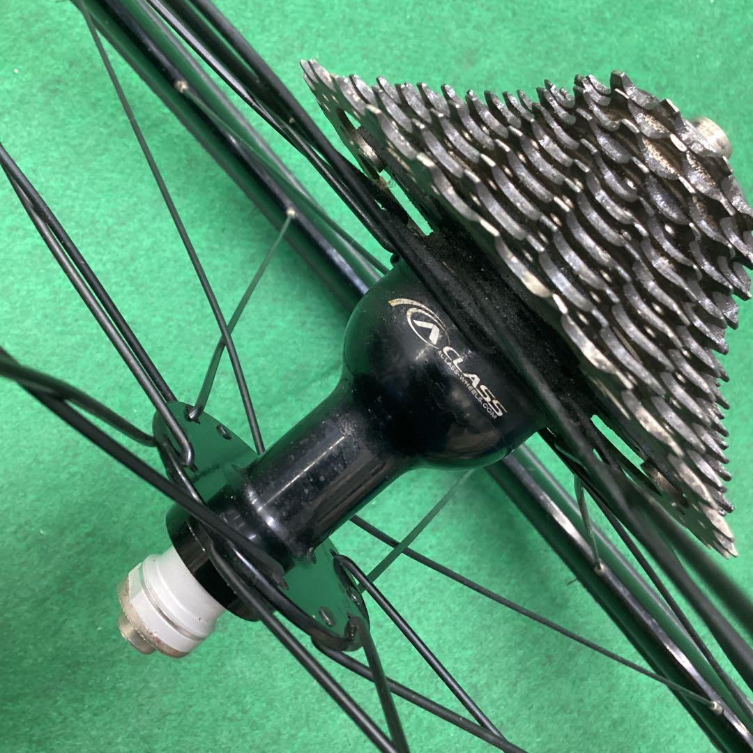 リア ホイール アルミリム 後輪 700x25C 外装11段 タイヤ付 クイック