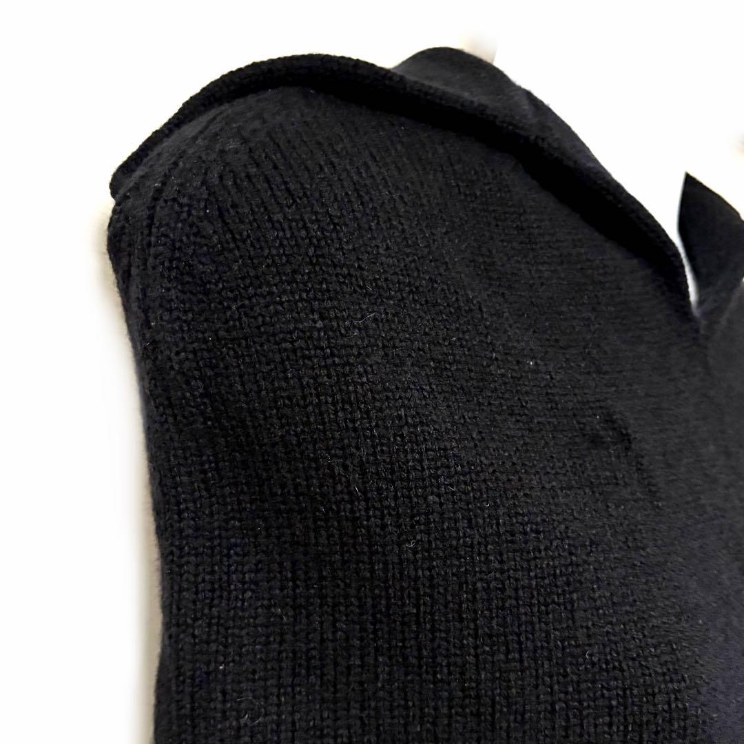 美品 yohji yamamoto ヨウジヤマモト トップス ポンチョ ニット