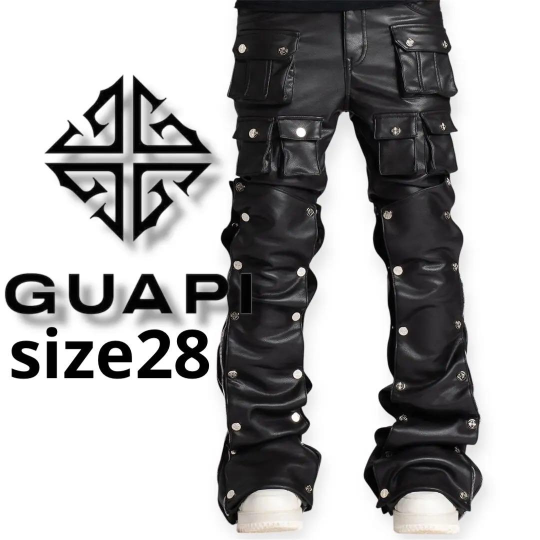 激レア 】GUAPI グアピ レザーパンツ スキニーパンツ フレアパンツ