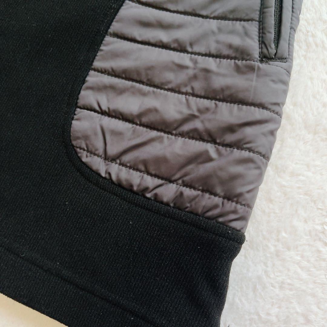 美品 マークアンドロナ ストレッチ コーデュロイ スカート 中綿 ブラック