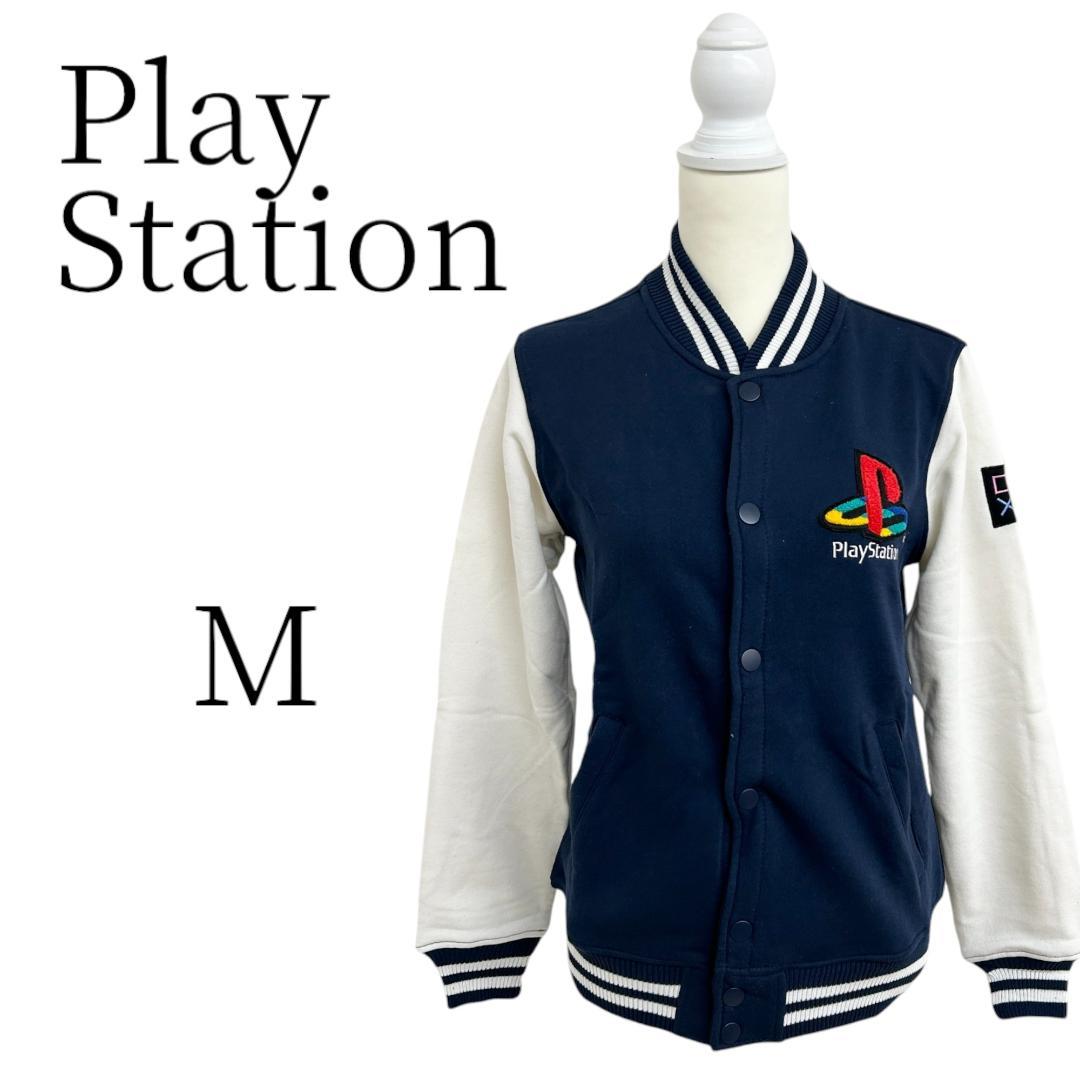 ☆新品 Play Station プレイステーション 紺×白 スタジャン M - メルカリ