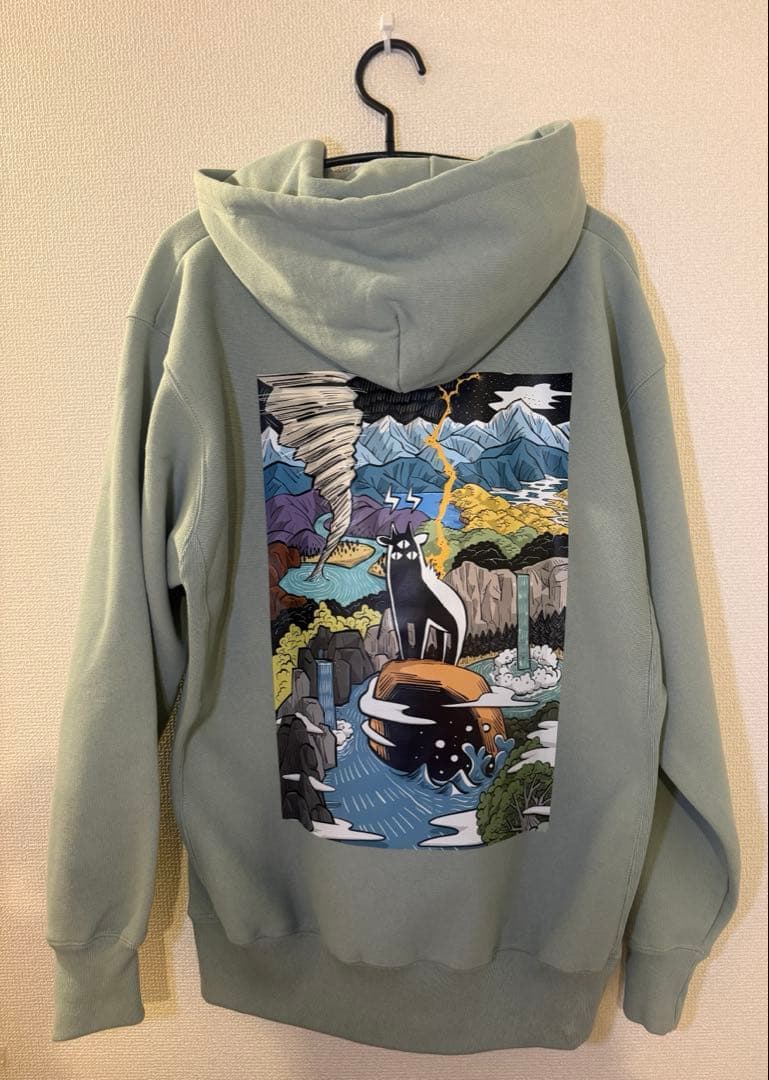 《新品、未使用》KM4K パーカー セージグリーン