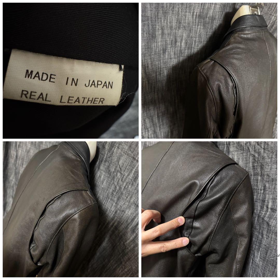 PARANOID カーフレザー ririジップ 牛革 レザージャケット 宇佐美剣