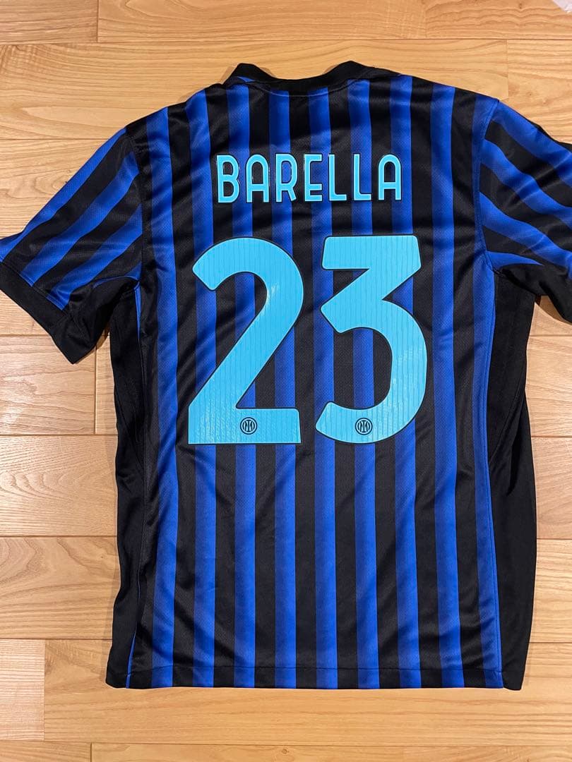 バレッラ　インテル25/26  背番号23 正規品 NIKE インテル 25/26 ユニフォーム ホーム 半袖 レプリカ #23.バレッラ