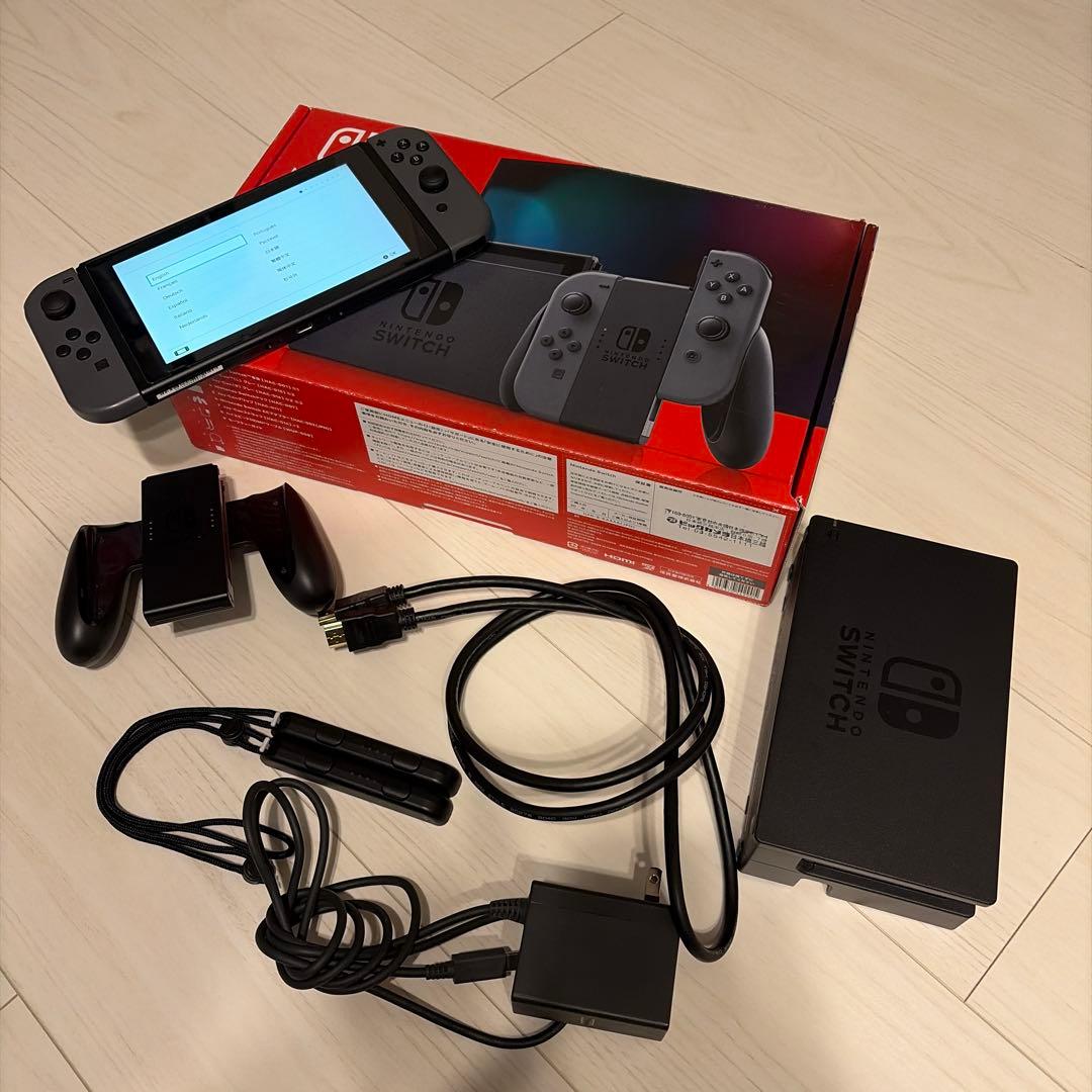 Nintendo Switch グレー 本体 付属品あり Amazon.co.jp: Nintendo Switch (ニンテンドースイッチ) 本体 【Joy