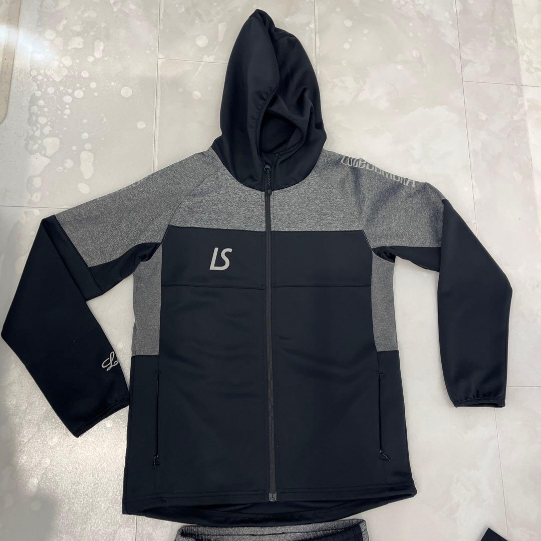 LS ルース ジャージセット ネイビー/グレー フード付き - メルカリ