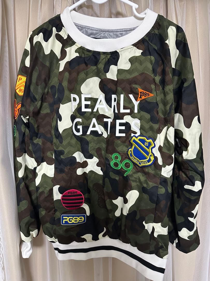 パーリーゲイツ ツインスニード 迷彩 蓄熱 カモ ゴルフウェア ブルゾン