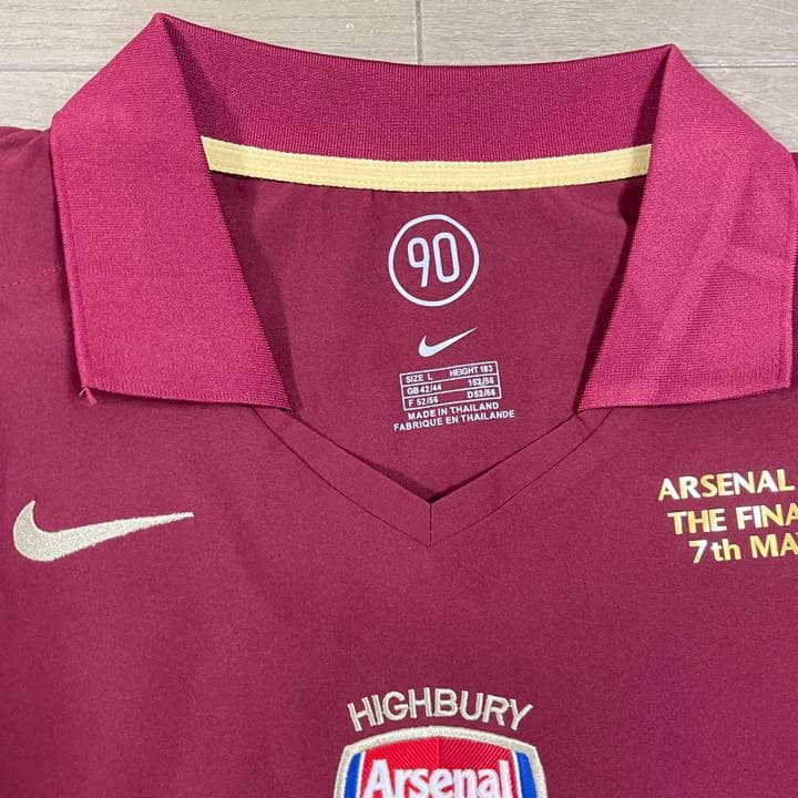 美品 ナイキ アーセナル ホーム用 レプリカユニフォーム