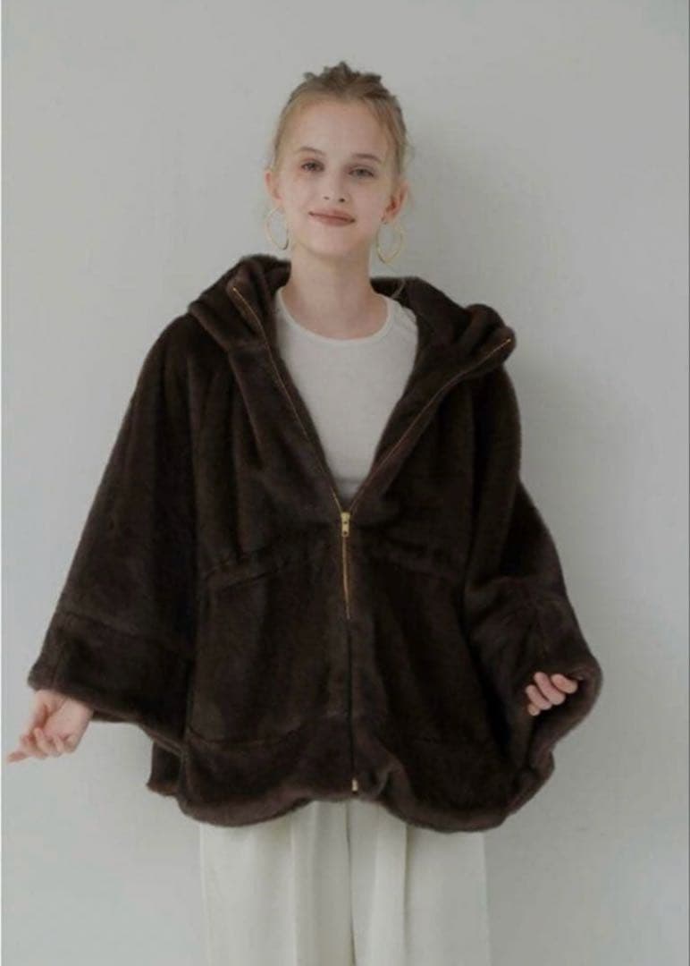 アイス⭐︎maison de Dolce メゾンドドルチェ テディポンチョ 2026年最新】maison de dolce. ポンチョの人気アイテム - メルカリ