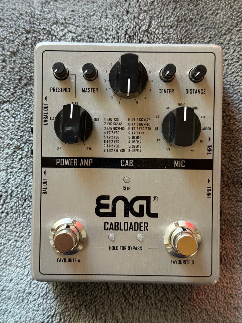 ギター ENGL CABLOADER IR pedal ENGL Cabloader (エングル) キャビネットシュミレーター ｜イケベ楽器