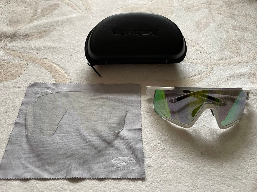 OGKカブト122 ホワイト/モーブグリーン OGK KABUTO オージーケーカブト 122 モーブグリーン・ARクリアレンズ