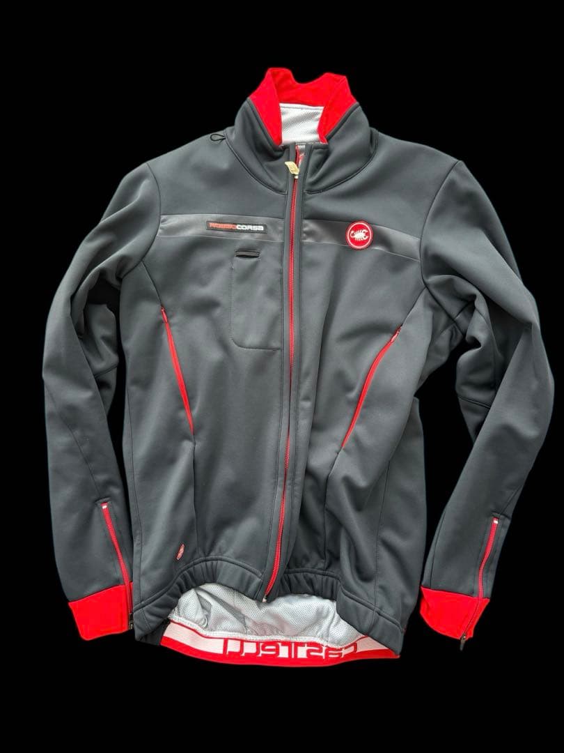 新品カステリ castelli ROSSO CORSA L ジャケット - ウェア最新
