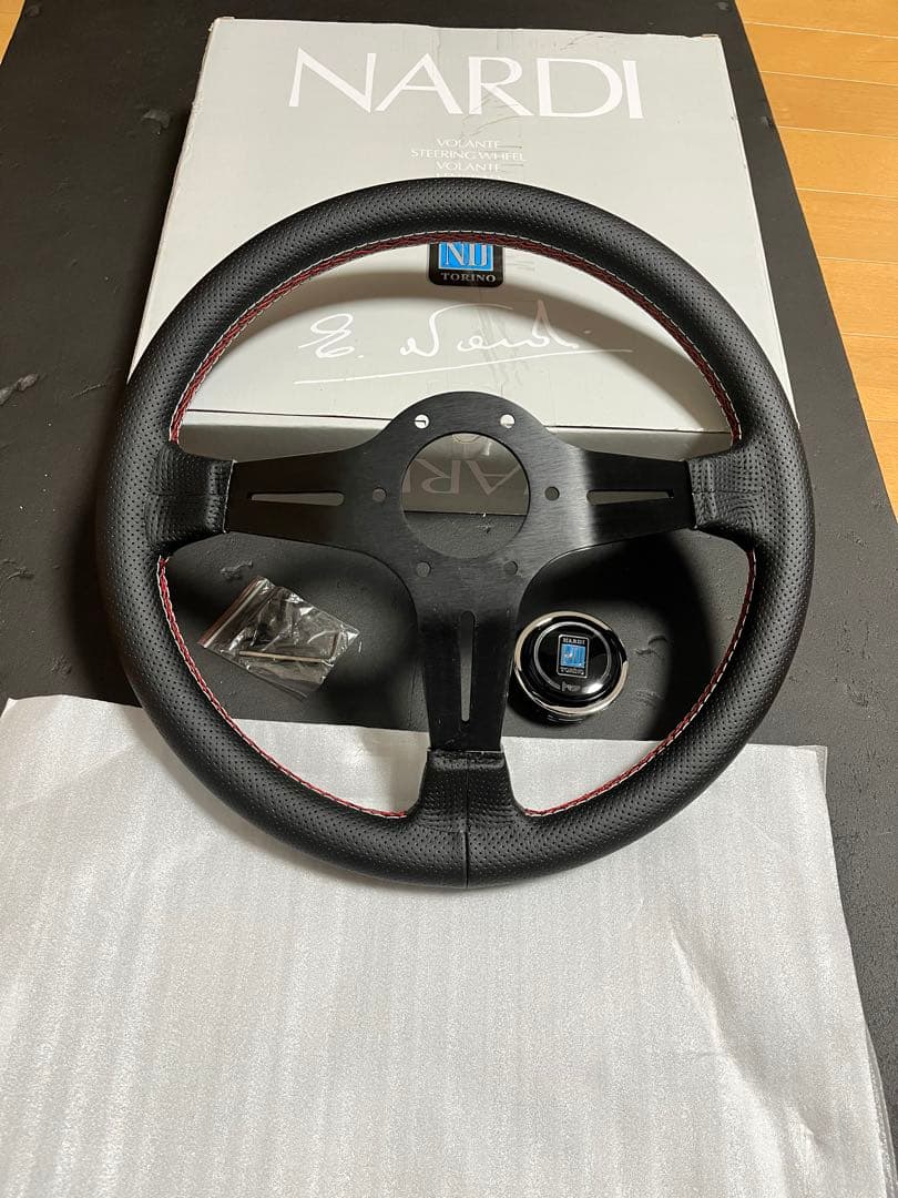 14インチディープディッシュアルミ製、コーンブラックスポーク、JDM