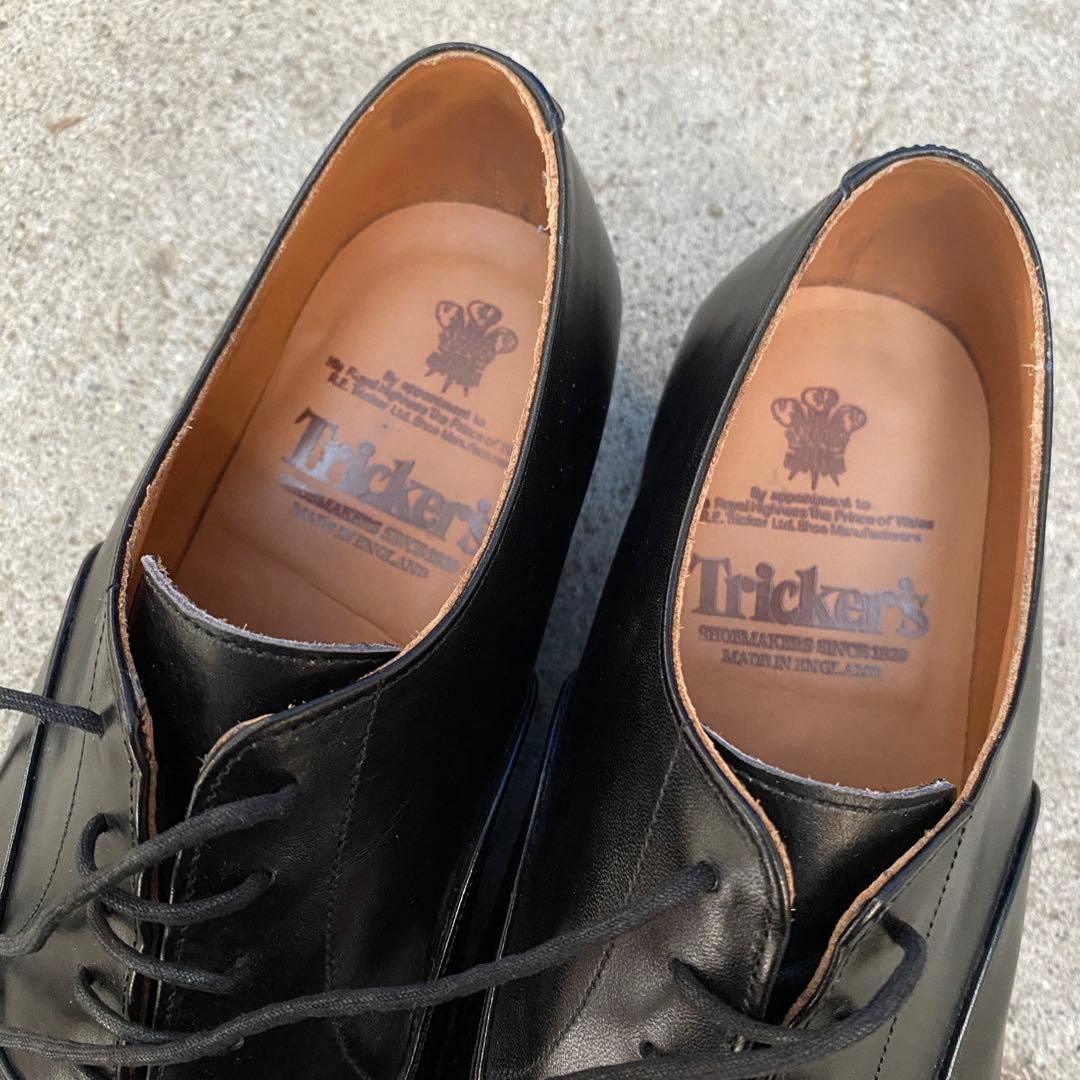 ほぼ未使用 トリッカーズ リージェント UK7.5 ブラック 純正シュー