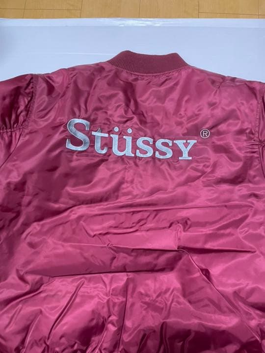 公式 ストアファッション - stussy ma-1 バーガンディ