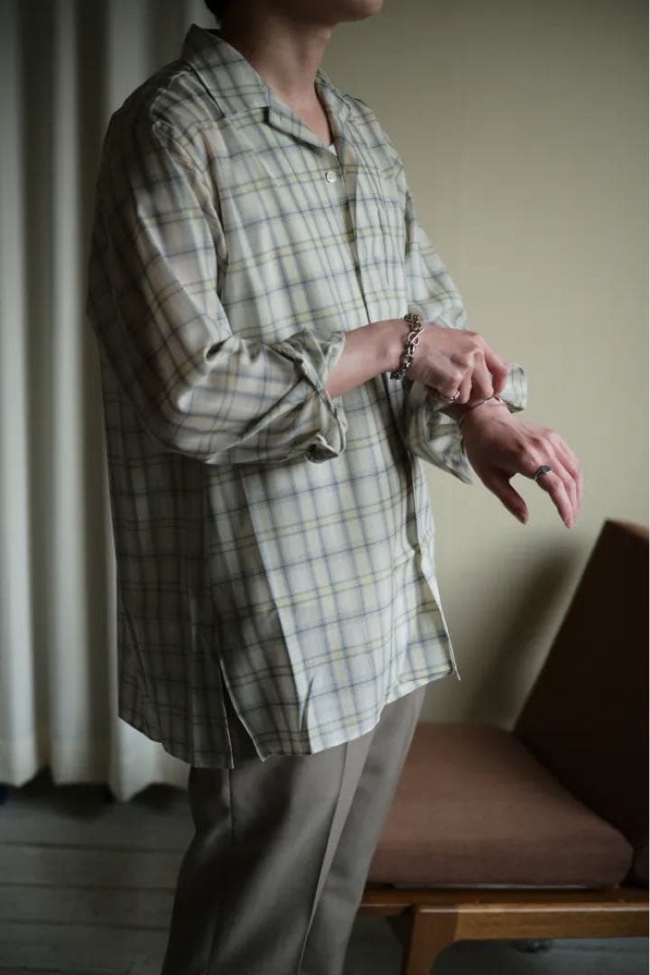 新品未使用 maatee&sons 25ss hwool op shirt - メルカリ