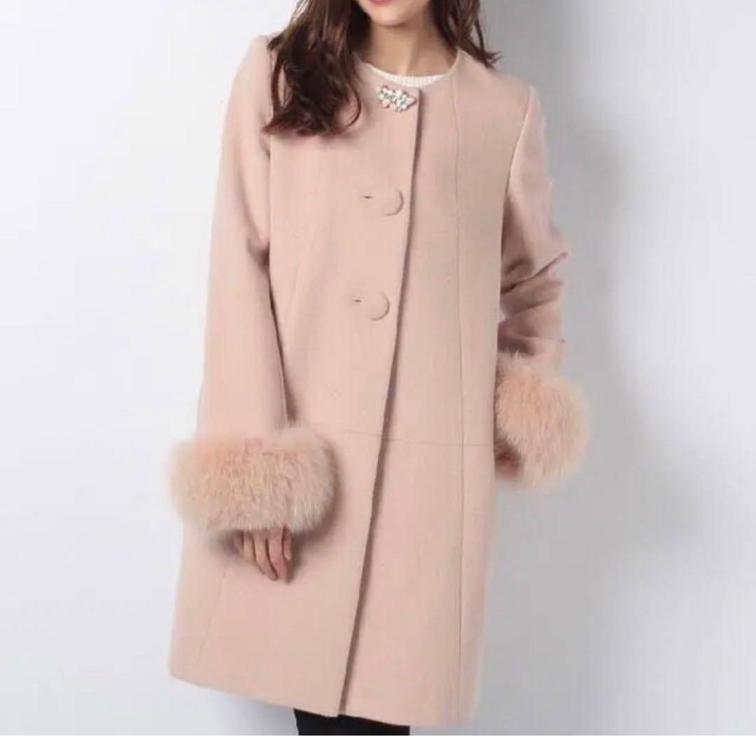 Debut de Fiore】ノーカラーコートSIZE 36さえこさんコート - メルカリ