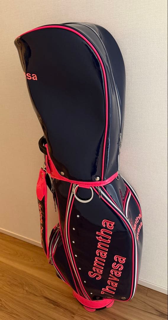 1円～☆完売☆サマンサタバサ☆キャディバッグ☆エナメル☆ピンク