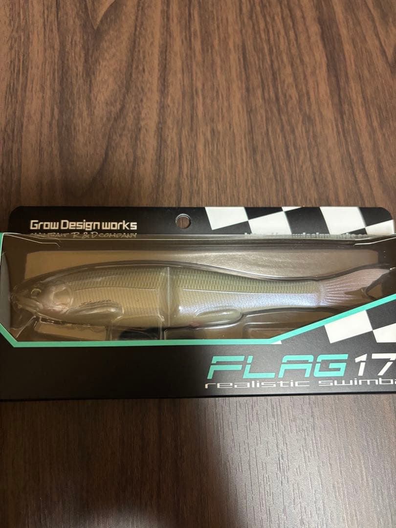 Grow Design works FLAG 170 パープルフリッカー Grow Design Works Flag 170 #221 Purple Flicker Swimbait Soft Lure
