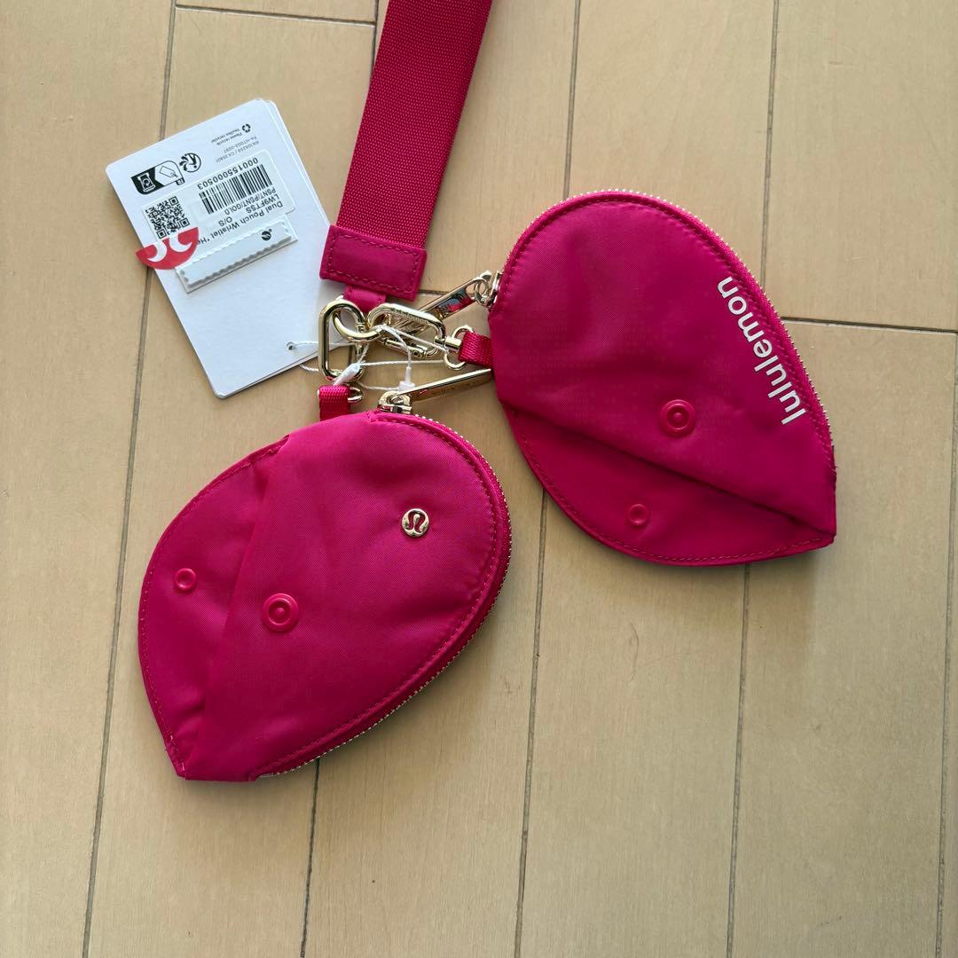 lululemon ルルレモン デュアルポーチ リストレットハート 財布 - メルカリ
