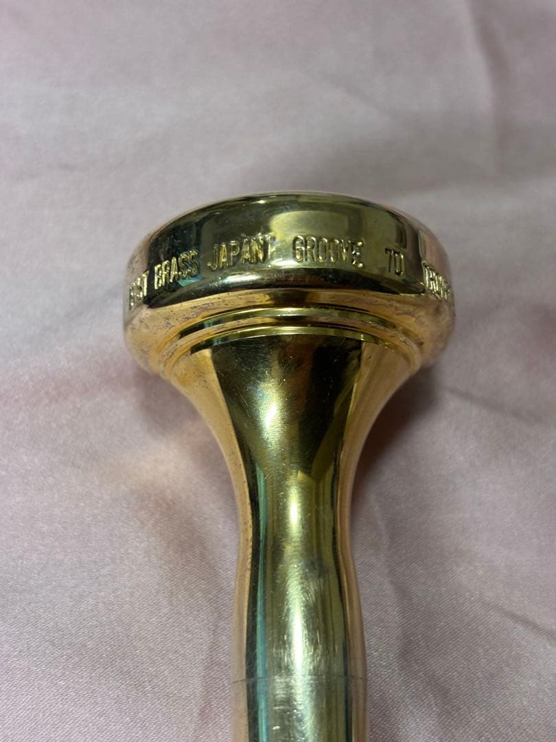 BEST BRASS グルーヴ トロンボーンマウスピース 金 太管 7D 管楽器