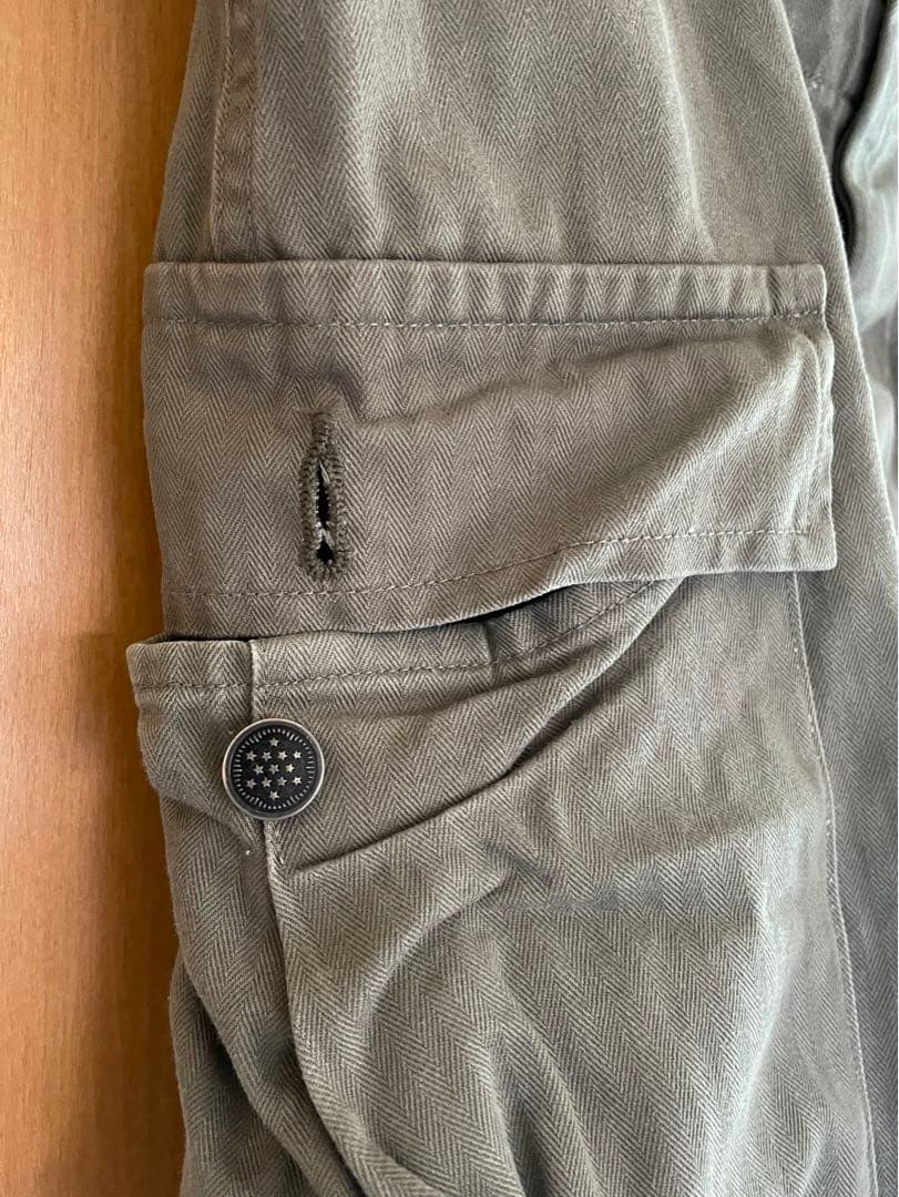 ワーカーズ TROUSERS AKA \"M43\" OD Herringbone