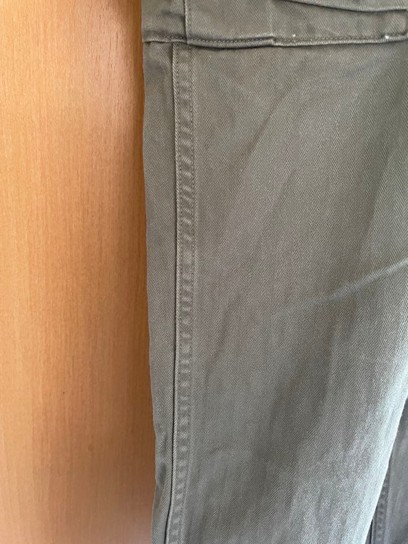 ワーカーズ TROUSERS AKA \"M43\" OD Herringbone