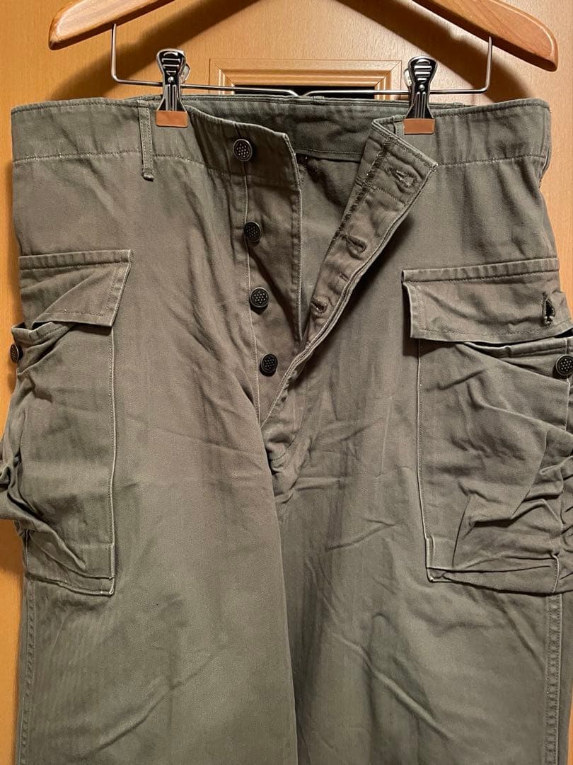 ワーカーズ TROUSERS AKA \"M43\" OD Herringbone