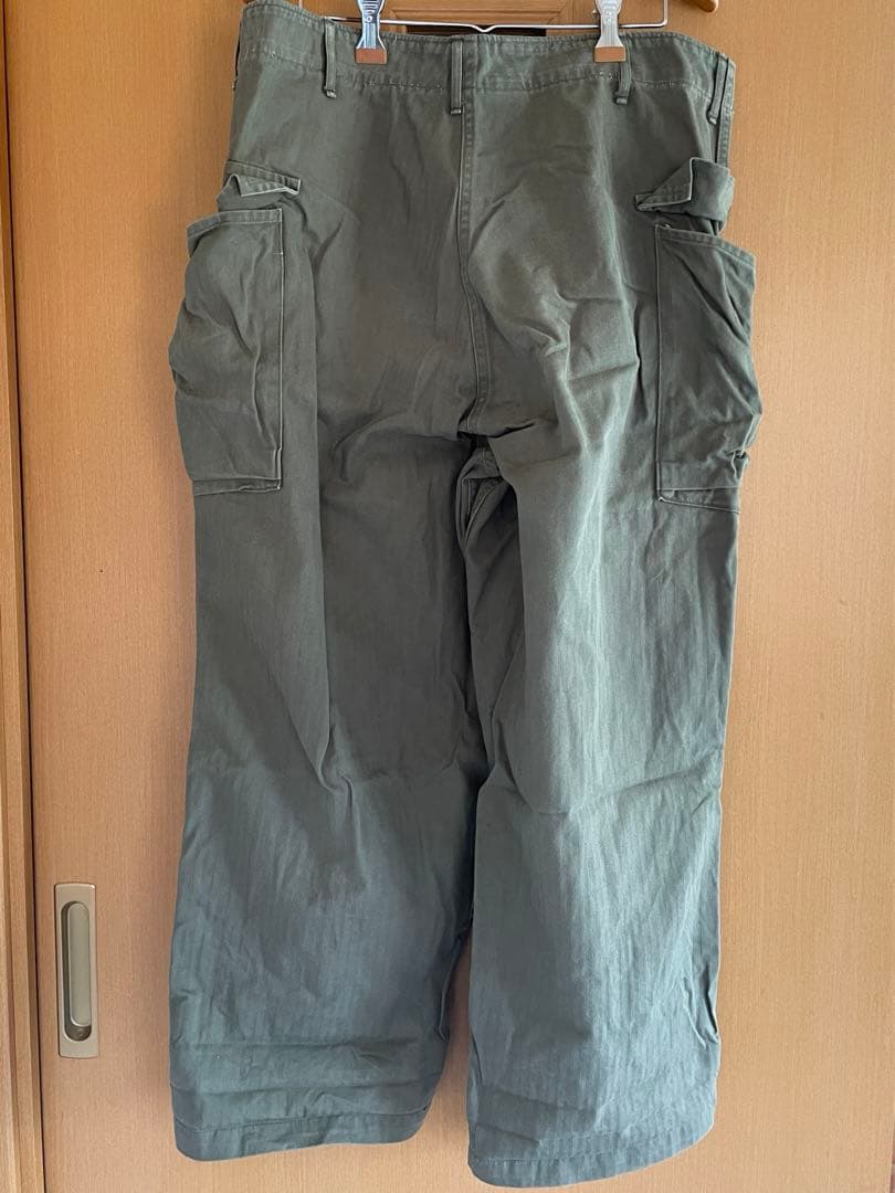 ワーカーズ TROUSERS AKA \"M43\" OD Herringbone