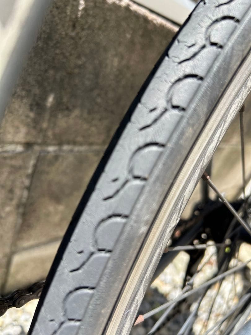 クロスバイク グレー レバー式ブレーキ | 激安通販のイーサプライ