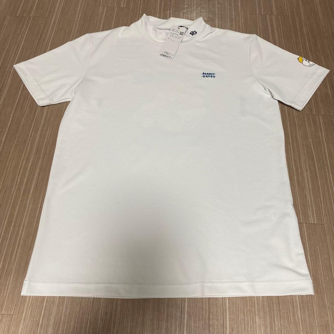新品タグ付きPEARLY GATES 半袖モックネックしやシャツ サイズL